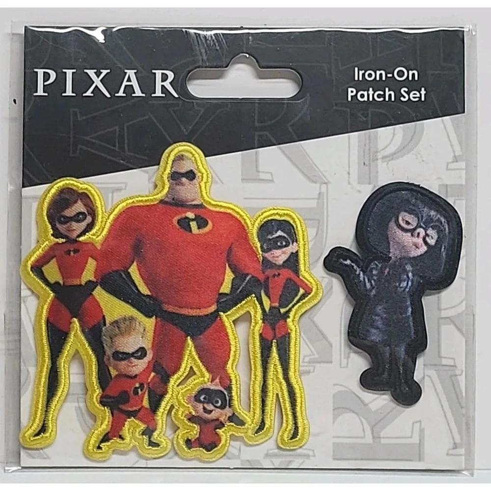 New Disney Pixar The Incredibles Iron On Patch Neon Tuesday Craft Sewing